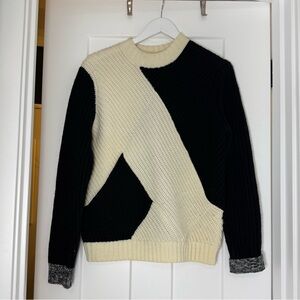 L.A.M.B by Gwen Stefani colorblock sweater.